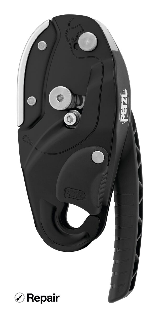 Petzl RIG reparierbares selbstbremsendes Abseilgerät, gelbe Version D021BA00, Vorderansicht - imagen 9