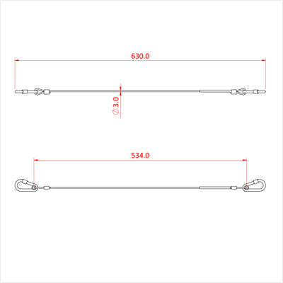 Страхувальна мотузка Doughty Engineering - 25 кг – zweites Bild