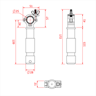 Doughty Engineering ATOM BIG BEN CLAMP - для 25 мм (з патрубком 29 мм) – – Тепер доступний у MTN Shop DE. - imagen 2