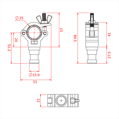 Doughty Engineering Atom Snapper - для 25 мм – zweites Bild