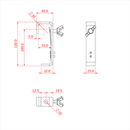 Doughty Engineering HOOK CLAMP 30mm C/W PROTECTOR STRIP – – Jetzt erhältlich im MTN Shop DE. - imagen 2