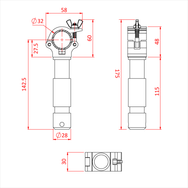 Doughty Engineering ATOM BIG BEN CLAMP - für 32mm (mit 29mm Spigot) – – Jetzt erhältlich im MTN Shop DE. - imagen 2