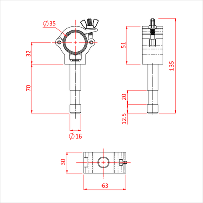 Проектор Doughty Engineering Atom – для 35 мм – zweites Bild