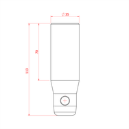 Doughty Engineering СПІКЕР СПІТЕР З ПОЛОВИНОЮ РОЗ’ЄМУ - 35 ММ – – Тепер доступний у MTN Shop DE. - imagen 2