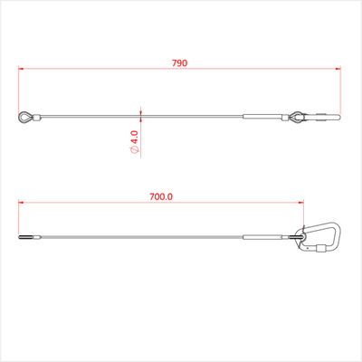 Страхувальна мотузка Doughty Engineering - 15 кг – zweites Bild
