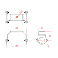 Doughty Engineering DEMOUNTABLE GRID HANGER (Schwarz) – – Jetzt erhältlich im MTN Shop DE. - imagen 3
