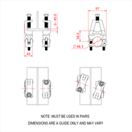 Doughty Engineering GRAVLOCK SWIVEL COUPLER (paarweise) – – Jetzt erhältlich im MTN Shop DE. - imagen 3