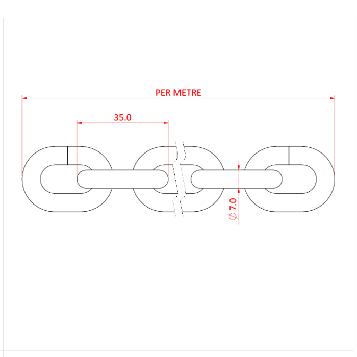 Doughty Engineering LIFTING CHAIN 250 Kgs. (Schwarz) – – Jetzt erhältlich im MTN Shop DE. - imagen 2