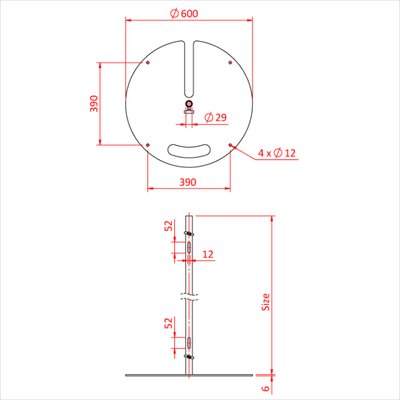 Легкий штатив Doughty Engineering - 1500 мм (чорний) – zweites Bild