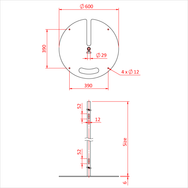 Doughty Engineering LIGHTWEIGHT STAND - 2000MM (White) – – Jetzt erhältlich im MTN Shop DE. - imagen 2