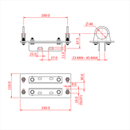 Doughty Engineering PARALLEL TUBE BRACKETS – – Jetzt erhältlich im MTN Shop DE. - imagen 2