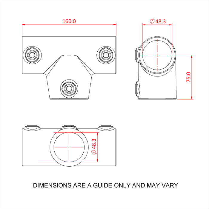 Doughty Engineering PIPECLAMP ANGLED TWO SOCKET TEE (4-10°) – – Тепер доступний у MTN Shop DE. - imagen 3