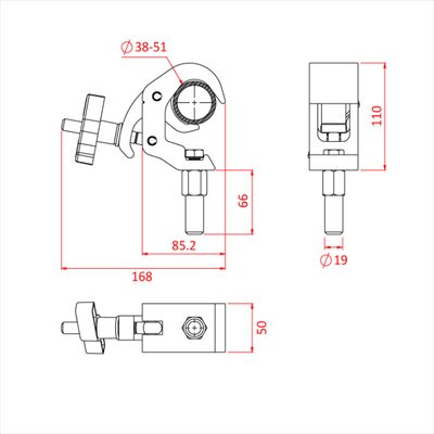 Зажим швидкого тригера Doughty Engineering Little Tom (з втулкою 19 мм) – zweites Bild