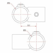 Doughty Engineering PIPECLAMP CROSSOVER 90° – – Тепер доступний у MTN Shop DE. - imagen 2