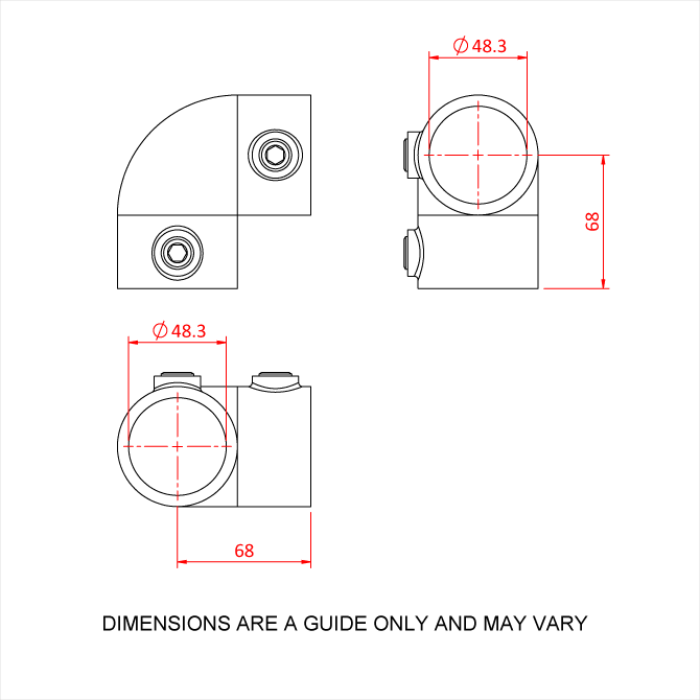 Трубний хомут Doughty Engineering 90 Deg Elbow (чорний) – – Тепер доступний у MTN Shop DE. - imagen 4