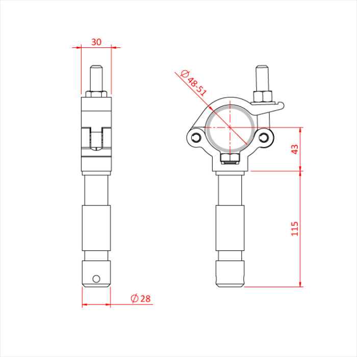 Doughty Engineering L/W SLIMLINE BIG BEN CLAMP – – Jetzt erhältlich im MTN Shop DE. - imagen 2