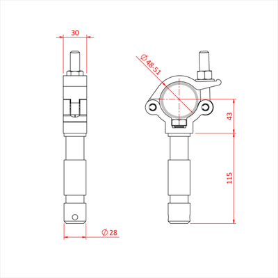 Затискач Doughty Engineering Slimline Big Ben (L/W) – zweites Bild