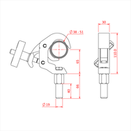 Doughty Engineering SLIMLINE QUICK TRIGGER LITTLE TOM CLAMP (з втулкою 19 мм) – – Тепер доступний у MTN Shop DE.