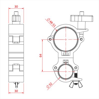 Надлегкий вертлюг Doughty Engineering (32 мм) – zweites Bild
