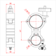 Надлегкий вертлюг Doughty Engineering (38 мм)