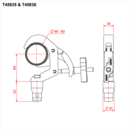 Doughty Engineering TITAN CLAMP WITH HALF CONNECTOR (Schwarz) – – Jetzt erhältlich im MTN Shop DE. - imagen 2