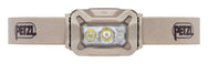 Petzl ARIA 2 RGB Stirnlampe, Desert, Seitenansicht mit Bedienknopf. - imagen 4