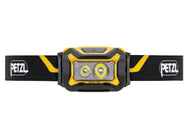 Petzl ARIA 2R Stirnlampe, Seitenansicht mit Bedienknopf. - imagen 2