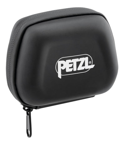 Petzl SHELL PRO Schutzhülle für Stirnlampen, Vorderansicht, geschlossen.