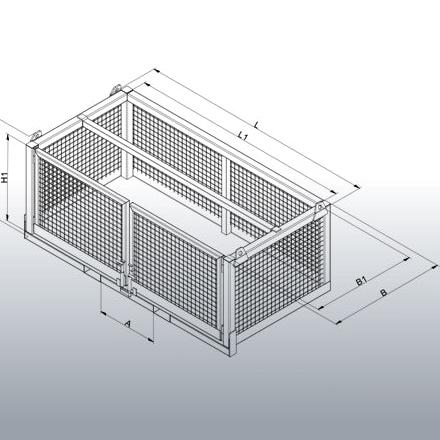 Eichinger Ladebox Material-Transportbehälter für Stapler und Kran – – Jetzt erhältlich im MTN Shop DE.
