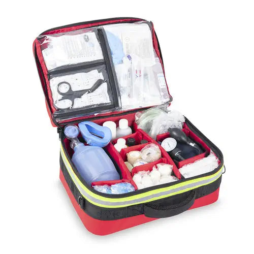 Elite Bags EMS FLEX Notfalltasche Seitenansicht der medizinischen Ausruestungstasche