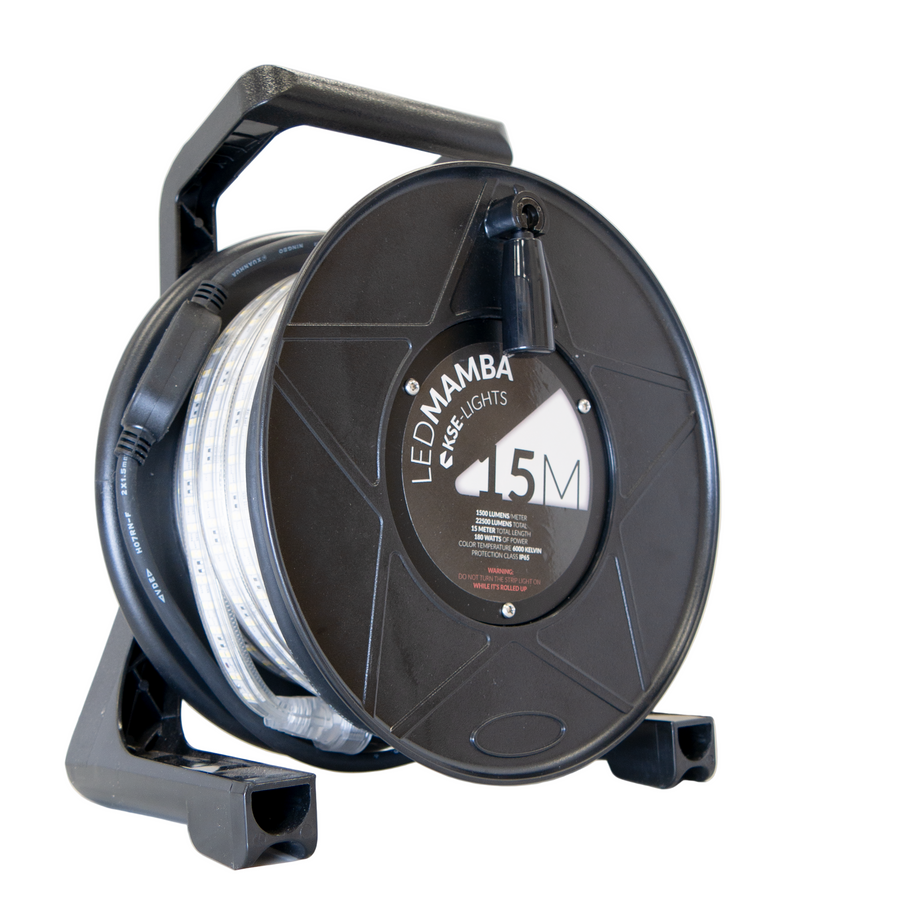 KSE-LIGHTS Flexibles LED Strip Light "MAMBA" (1500 lm/W, 6000K, AC 230 V)