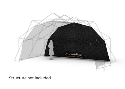 Konligo Fastival Hintergrundwände – Inside Backdrop / black