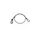 AED Rig Heavy Duty Safety Cable Closed End - Pack 10 Black