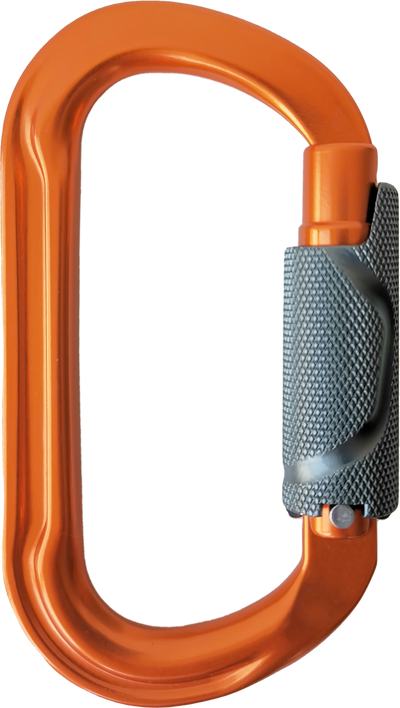 Skylotec DOUBLE O TRI 2.0 Ovalkarabiner, AL, TRILOCK, orange,grey – zweites Bild