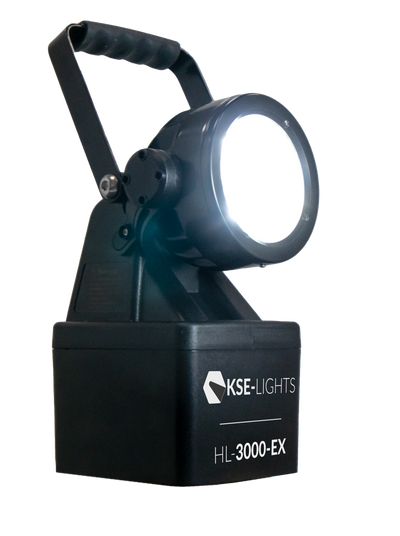 KSE-LIGHTS Ex-geschützter LED-Handbaustrahler HL-3000 – – Jetzt erhältlich im MTN Shop DE.