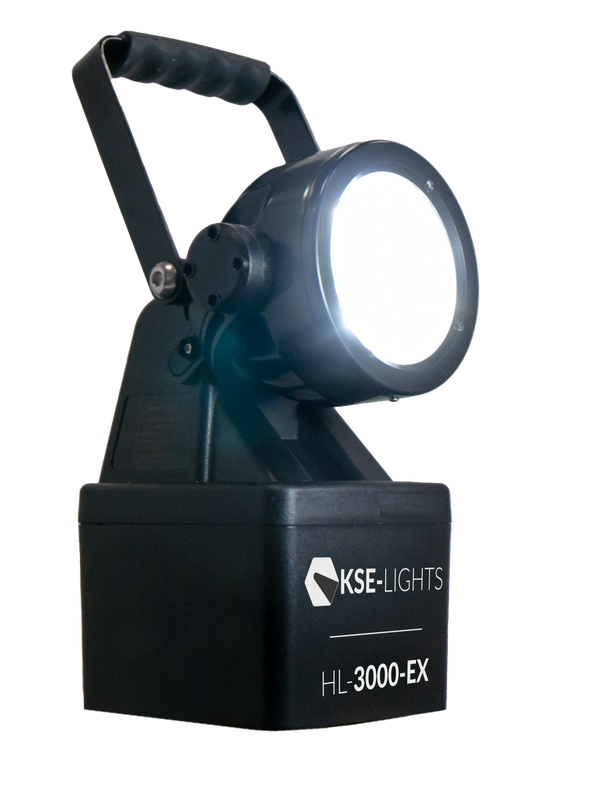 KSE-LIGHTS Ex-geschützter LED-Handbaustrahler HL-3000 – – Jetzt erhältlich im MTN Shop DE.