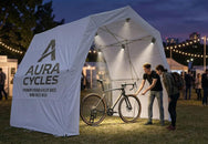 Konligo The Tent Faltpavillon als Messestand mit bedruckter Rückwand - imagen 4