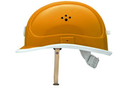 VOSS Kanalarbeiterhelm mit Lederkinnriemen, orange - imagen 9