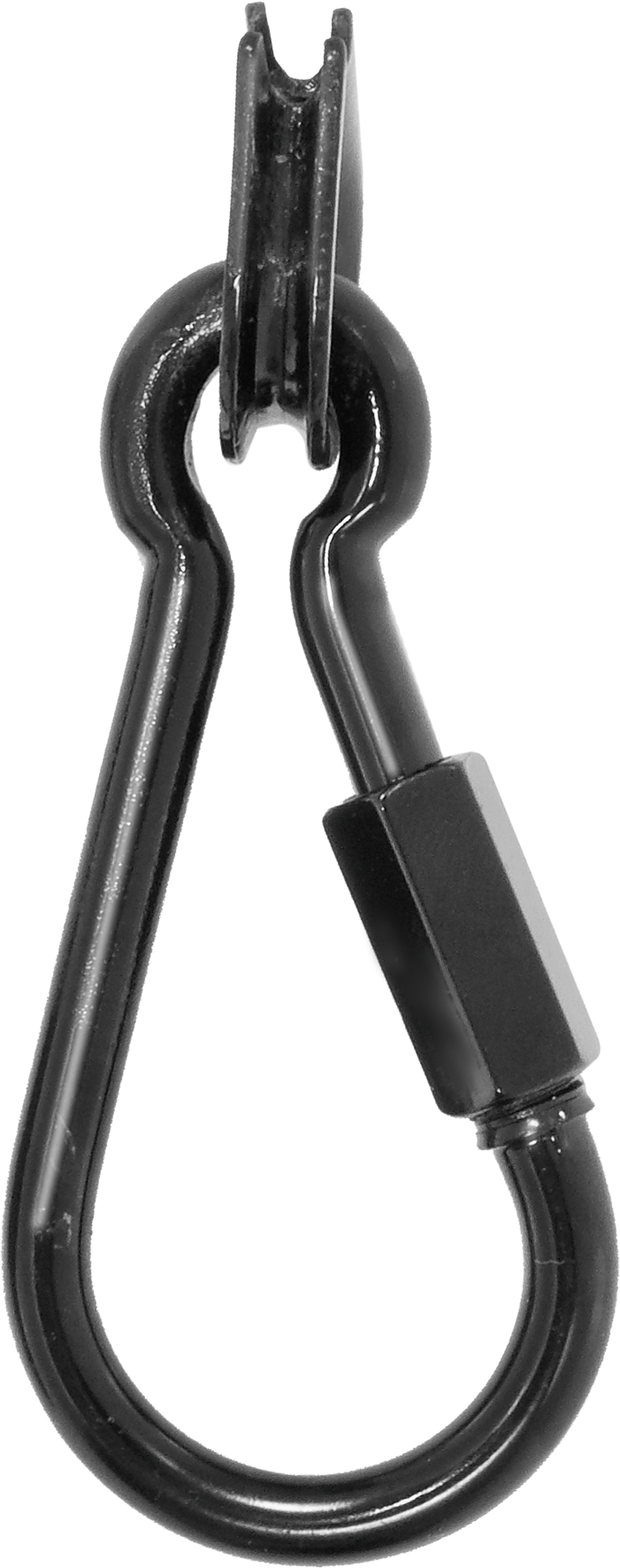 Safetex Karabiner verzinkt für Sicherungsseile, mit integrierter Kausche (10 Stück) - imagen 3