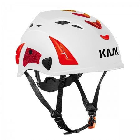 Kask SUPERPLASMA AQ HI VIZ захисний шолом - KASK - біло-червоний - захисні шоломи - MTN Shop DACH - imagen 8