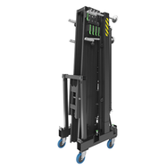 Kuzar K-60 Line Array System zusammengeklappt für den Transport auf den Lenkrollen - imagen 2