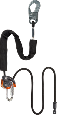 Skylotec FINCH+ SHELTER-S Lanyard, TEXTILE, 2m, + carabiner Shelter Steel CT-branding