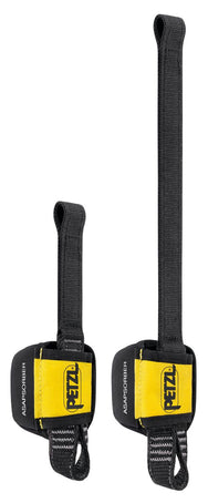 Petzl ASAP'SORBER Bandfalldämpfer mit Reißband in Schutztasche.