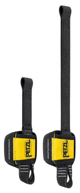 Petzl ASAP'SORBER Bandfalldämpfer mit Reißband in Schutztasche.