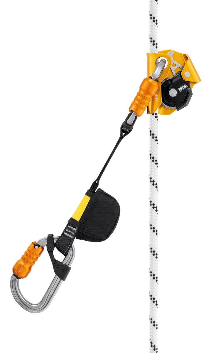 Petzl ASAP'SORBER, geöffnete Tasche mit sichtbarem Reißband. - imagen 4