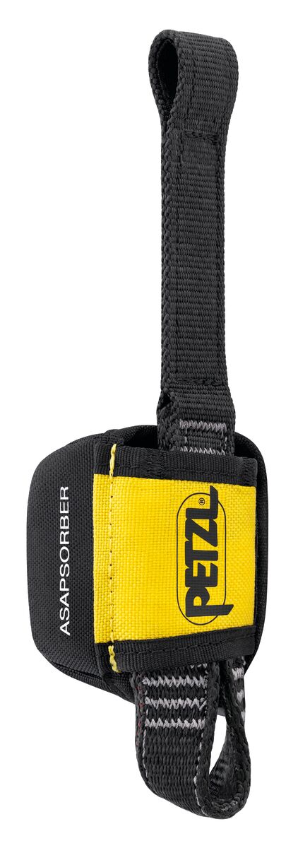 Petzl ASAP'SORBER, Detailansicht der Schutztasche und Befestigung. - imagen 2