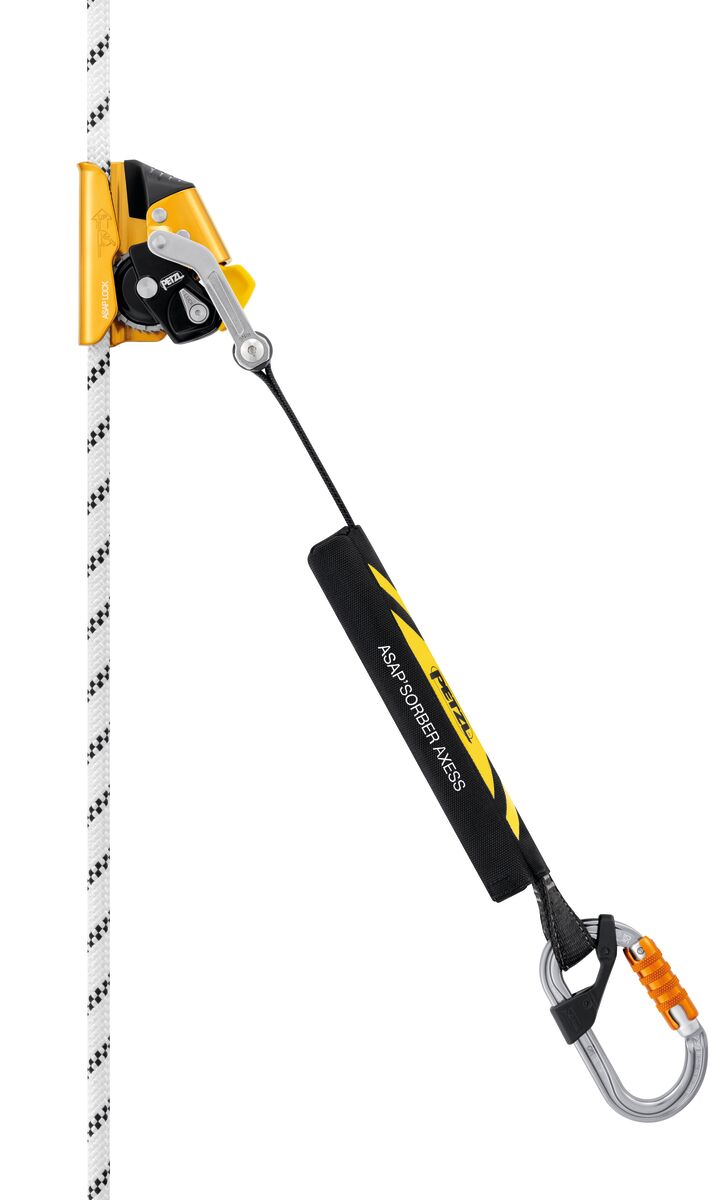 Petzl ASAP'SORBER AXESS mit ASAP oder ASAP LOCK Auffanggerät montiert. - imagen 3