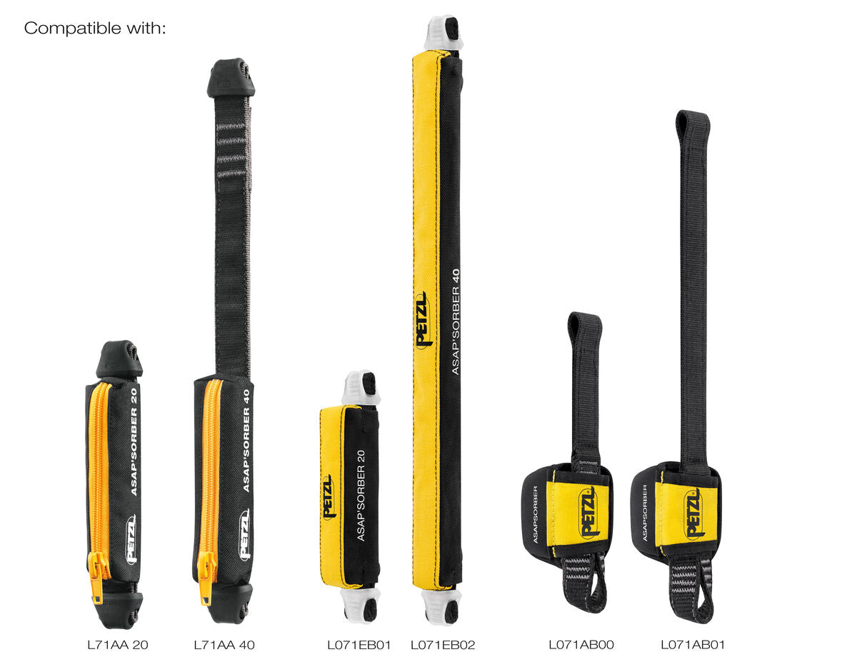 Petzl ASAP'SORBER Kompatibilitätsübersicht mit ASAP LOCK und weiterem Zubehör. - imagen 5