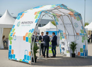 Konligo The Tent Faltpavillon als Front-of-House-Stand bei einer Live-Veranstaltung - imagen 8