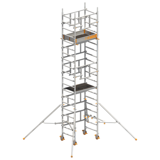 Layher SoloTower P2 SAFETY PLUS mit Doppelgeländer